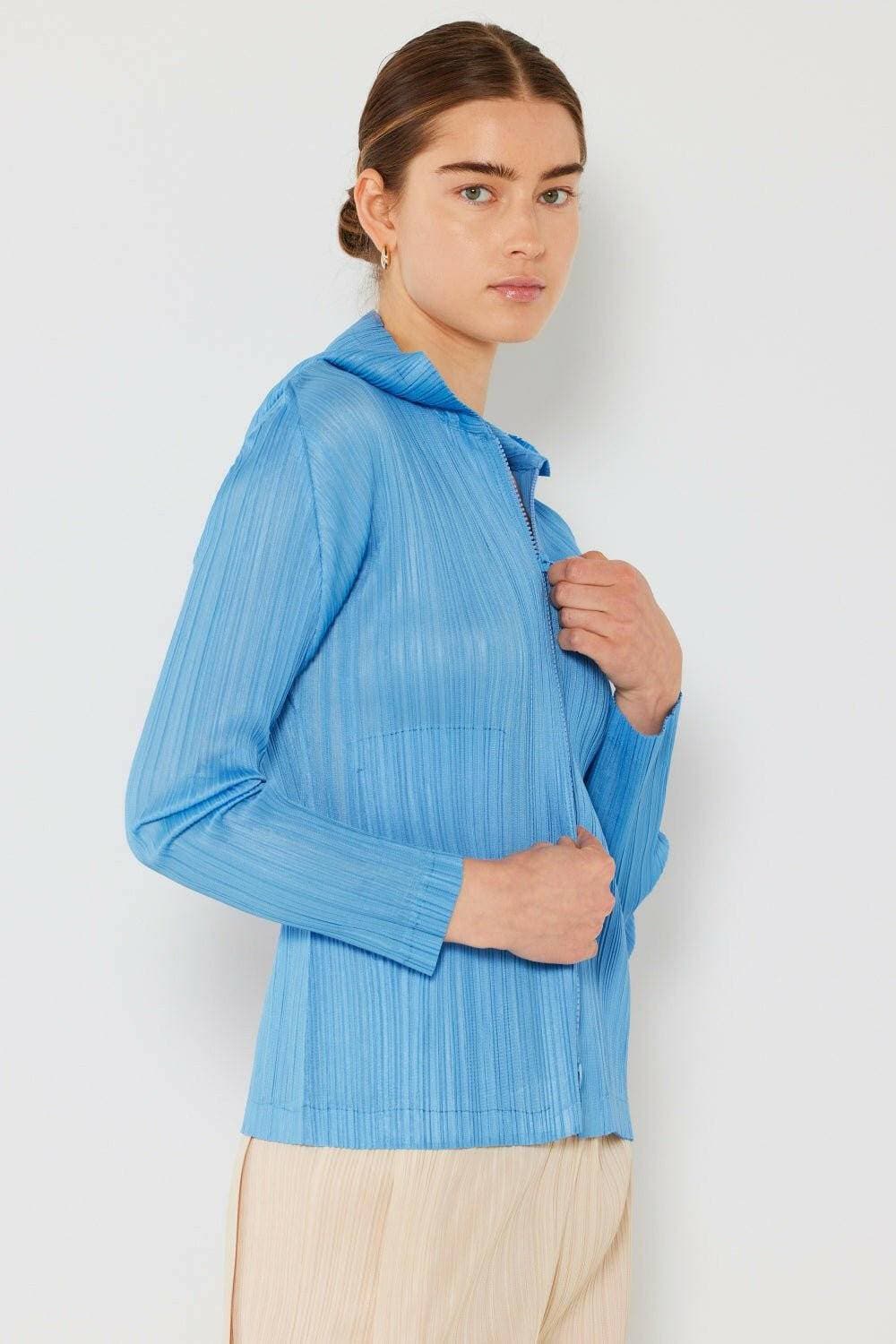 Marina West Swim Pleated Hood Jacket with Dual Zip Closure - Stylish Comfort for Any Occasion - Love Salve 