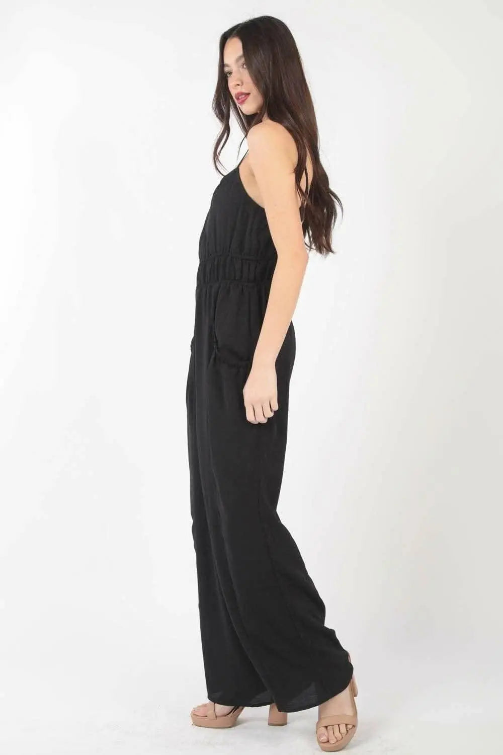Radiant Sophistication Pintuck Detail Jumpsuit ✨ - Love Salve 