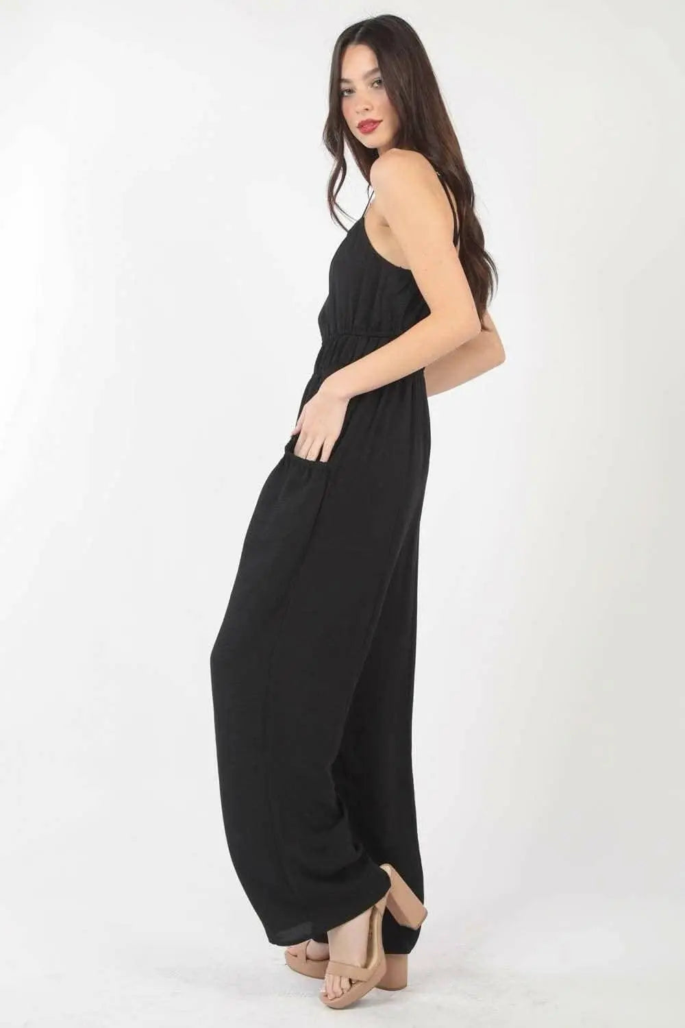 Radiant Sophistication Pintuck Detail Jumpsuit ✨ - Love Salve 