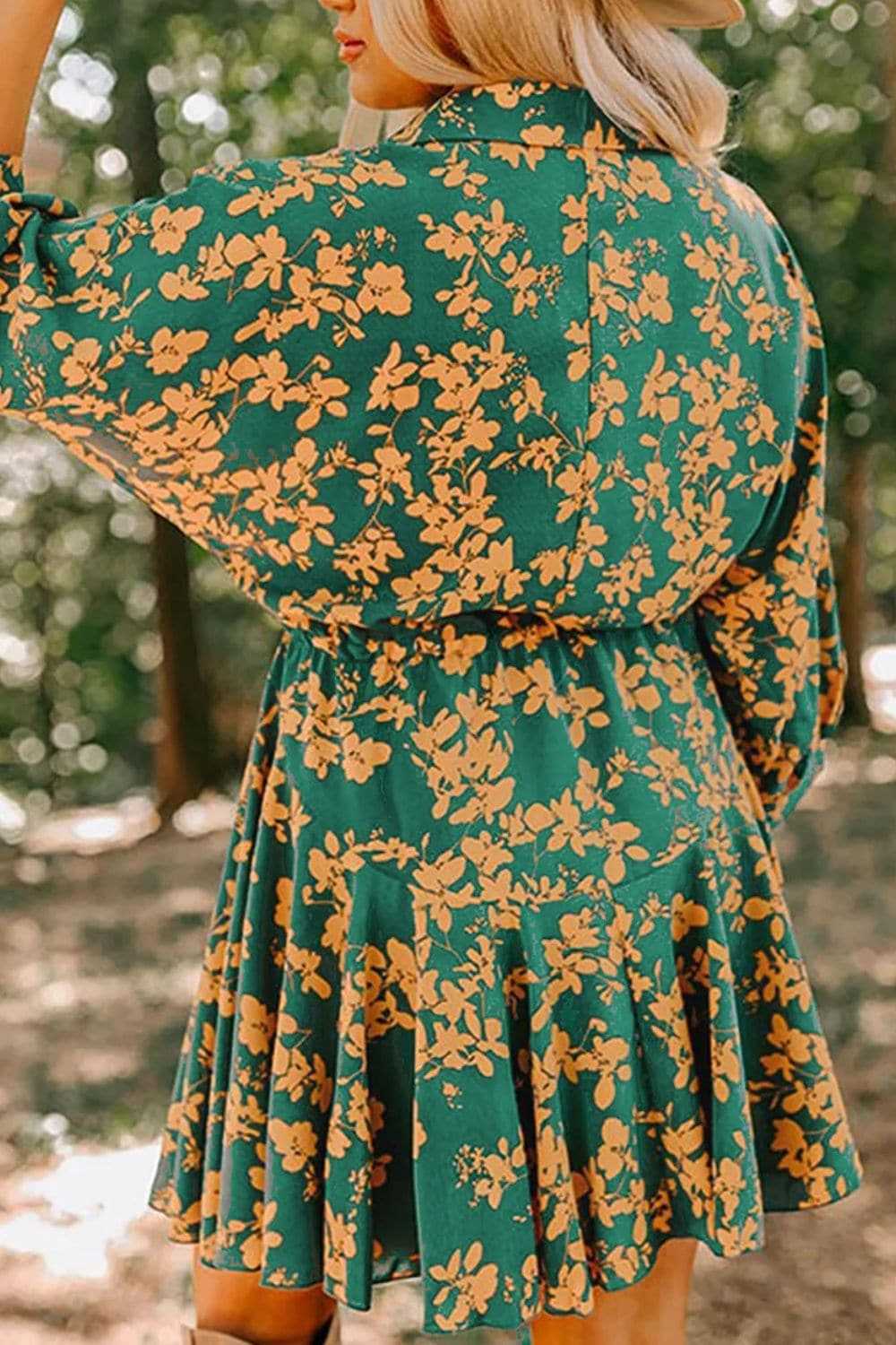 Chic three-quarter sleeve mini dress - Love Salve 