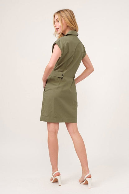 And The Why Button-Up Dress for Effortless Style - Love Salve 
