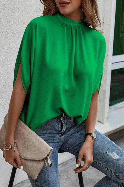 Elegant Tie-Back Sheer Blouse with Slit SleevesElegant Tie-Back Sheer Blouse with Slit Sleeves
 Step into Effortless Elegance with our Stunning Sheer Blouse
 
 
Trendy Tied Back Design: Make a stylish statement wLove Salve Elegant Tie-Back Sheer BlouseColor