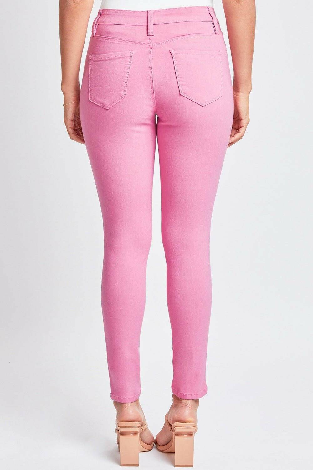 YMI Hyperstretch Mid-Rise Skinny Pants: Effortless Style and Comfort - Love Salve 