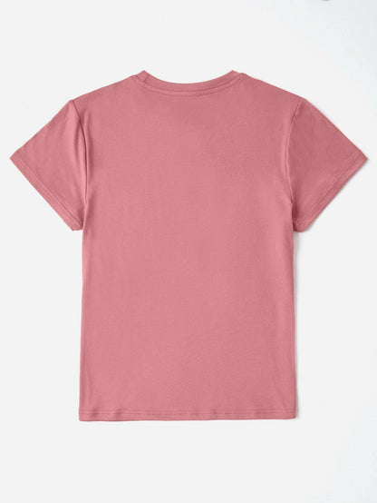 Essential Round Neck Short Sleeve Tee for MothersUpgrade Your Wardrobe with our Essential Round Neck Short Sleeve Tee for Mothers
 Revamp your casual wear collection with our versatile Essential Round Neck Short SlLove Salve Essential Round Neck Short Sleeve TeeGraphic