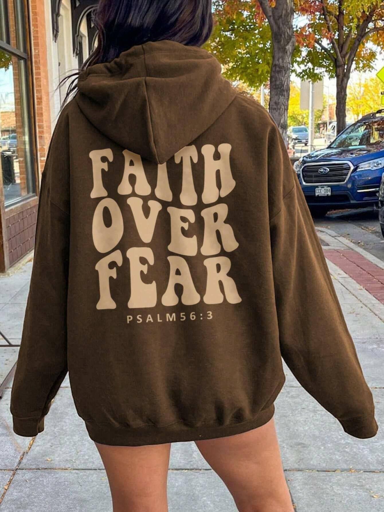 FAITH ABOVE FEAR Relaxed Fit HoodieFAITH ABOVE FEAR Relaxed Fit Hoodie
 Stay cozy in style and embrace motivation with our FAITH ABOVE FEAR Relaxed Fit Hoodie. Whether you're on-the-go or lounging at Love Salve FEAR Relaxed Fit HoodieGraphic