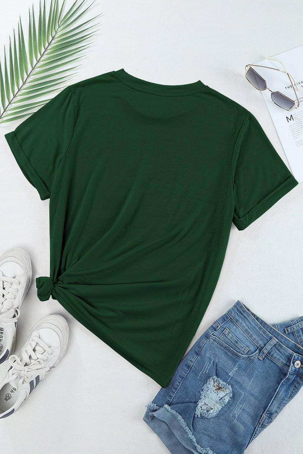 Classic Round Neck T-Shirt in Polyester Cotton Blend - Love Salve 