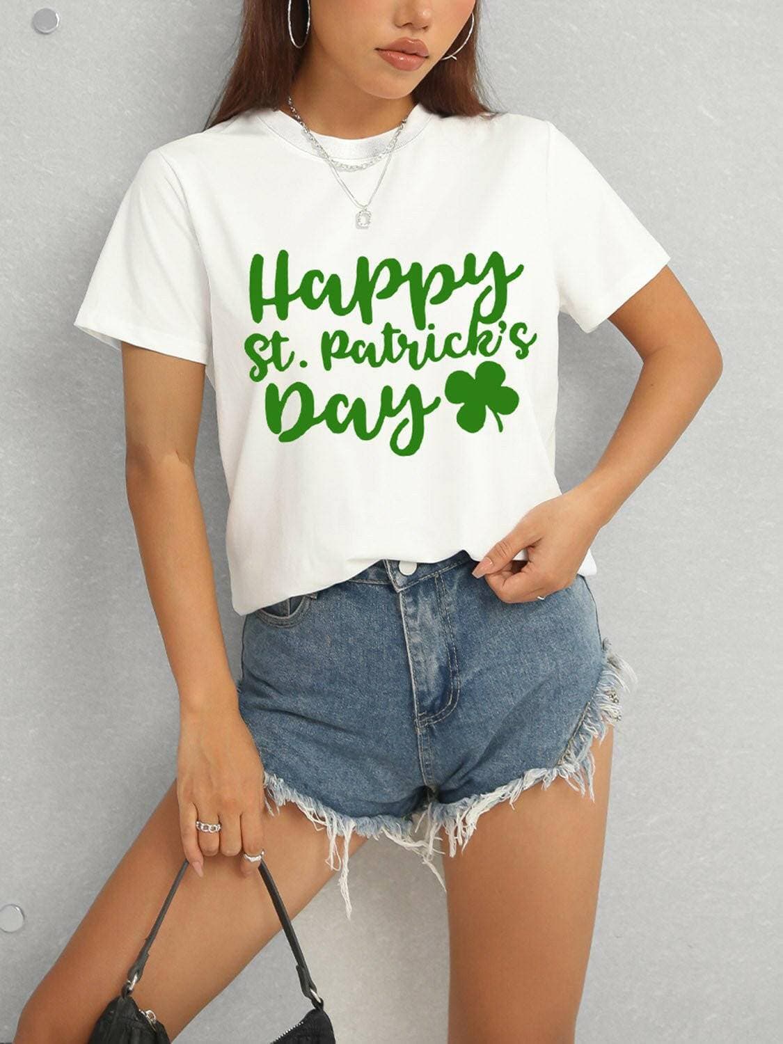 Celebrate St. Patrick's Day with Joy Short Sleeve TeeCelebrate St. Patrick's Day with Joy Short Sleeve Tee
 Get ready to celebrate St. Patrick's Day in style with our Happy St. Patrick's Day Short Sleeve T-Shirt. EmbraLove Salve Joy Short Sleeve TeeGraphic