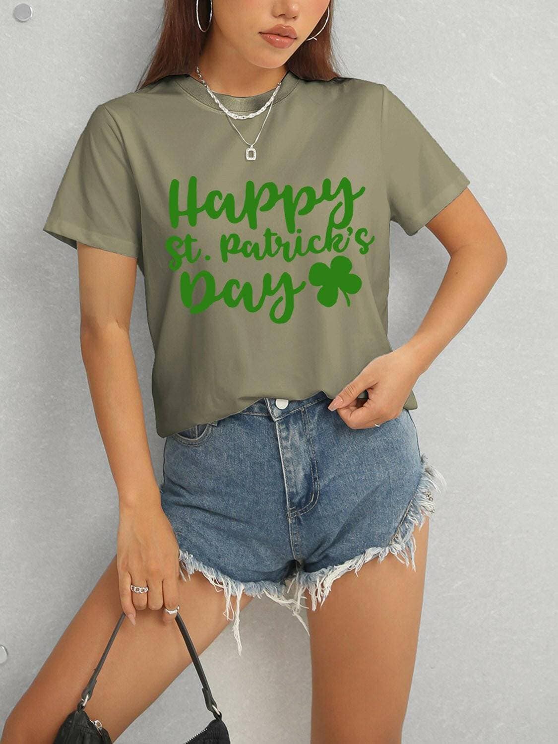 Celebrate St. Patrick's Day with Joy Short Sleeve TeeCelebrate St. Patrick's Day with Joy Short Sleeve Tee
 Get ready to celebrate St. Patrick's Day in style with our Happy St. Patrick's Day Short Sleeve T-Shirt. EmbraLove Salve Joy Short Sleeve TeeGraphic