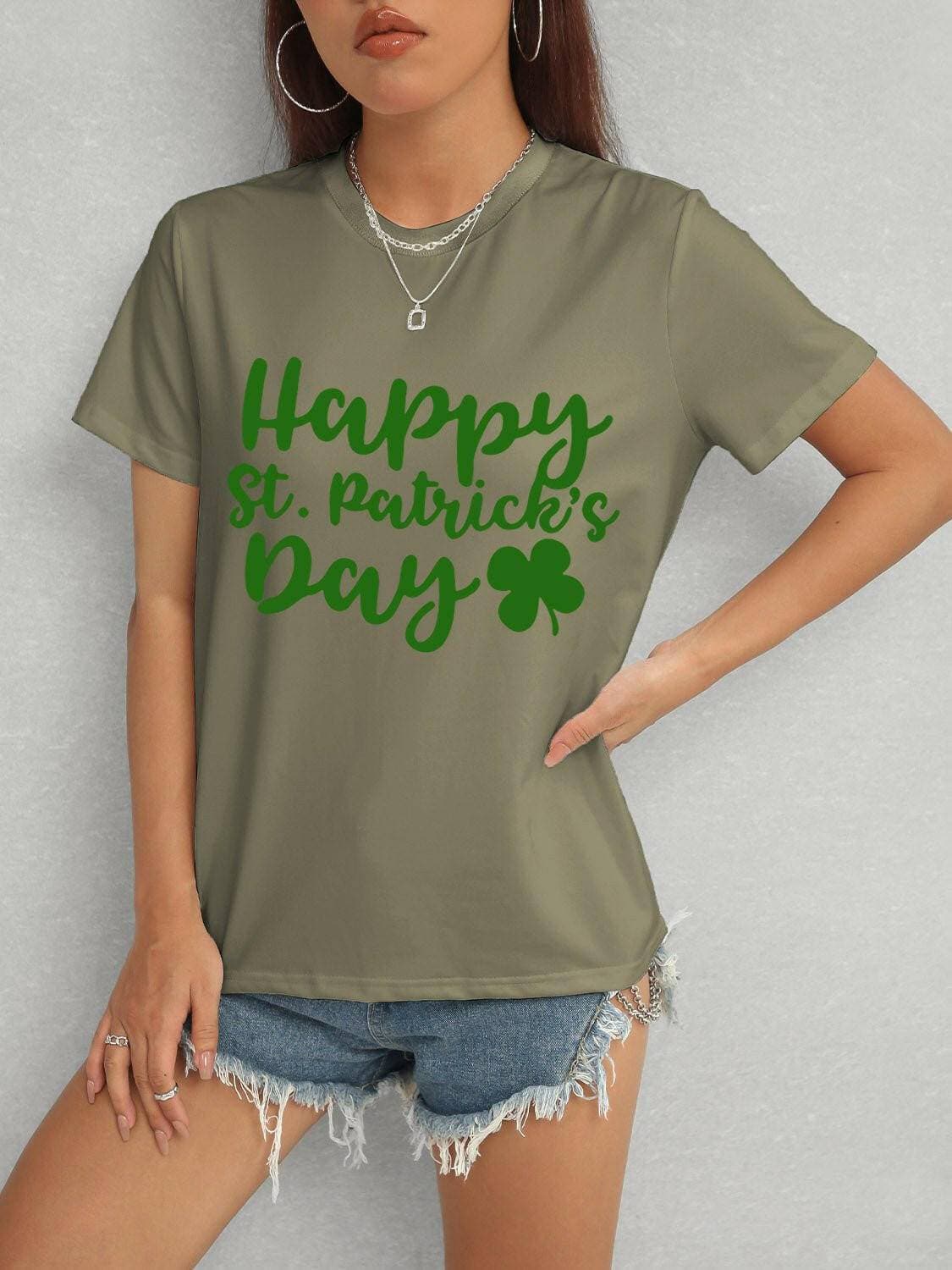 Celebrate St. Patrick's Day with Joy Short Sleeve TeeCelebrate St. Patrick's Day with Joy Short Sleeve Tee
 Get ready to celebrate St. Patrick's Day in style with our Happy St. Patrick's Day Short Sleeve T-Shirt. EmbraLove Salve Joy Short Sleeve TeeGraphic