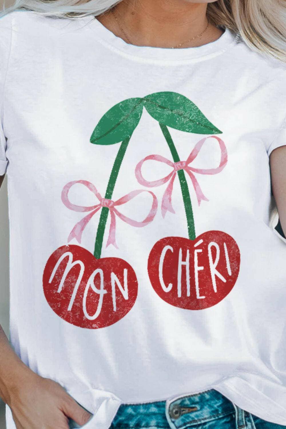 Cherry Comfort Blend Short Sleeve Tee - Love Salve 