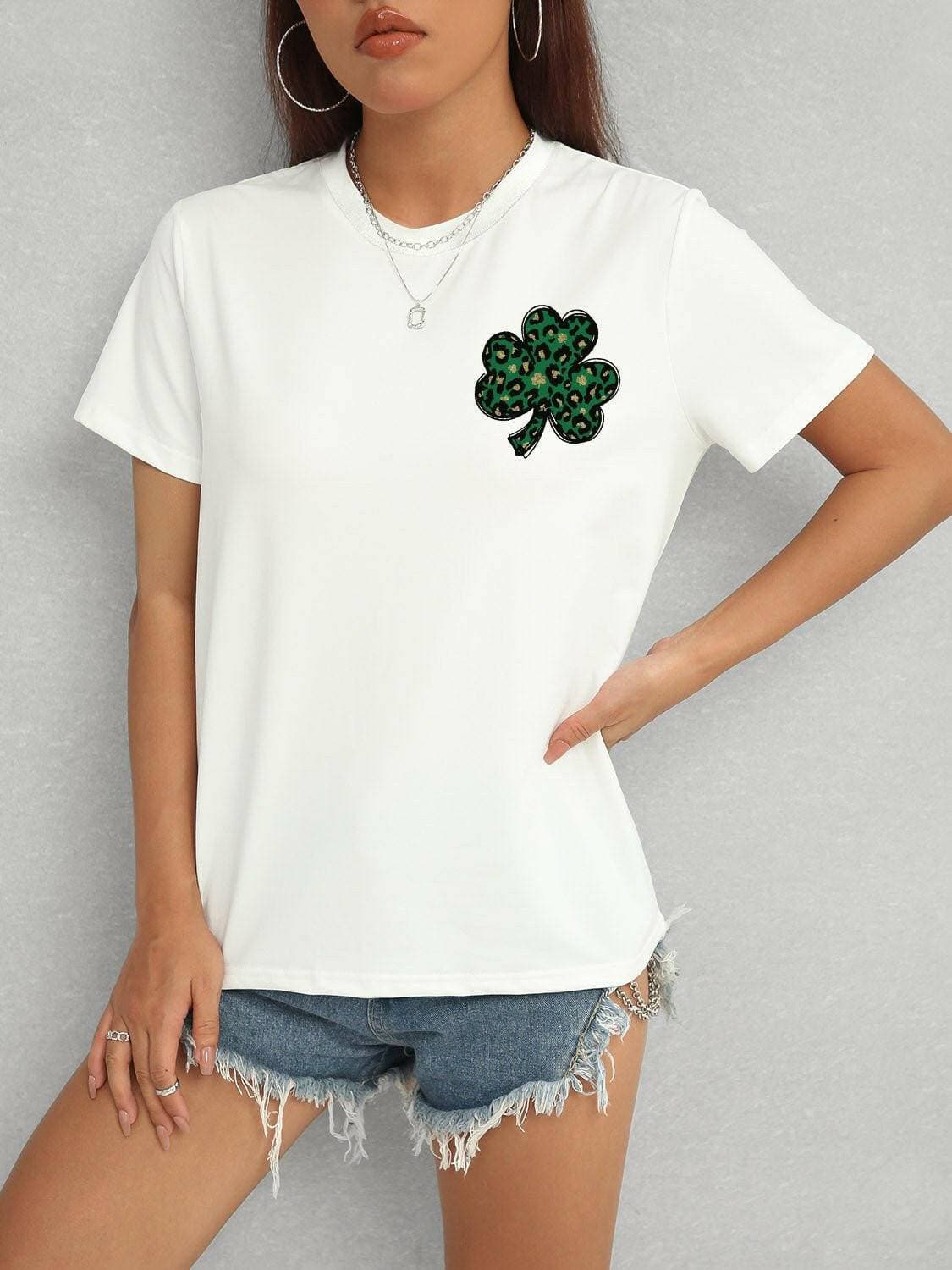 Chic Clover Comfort Short Sleeve Tee - Love Salve 