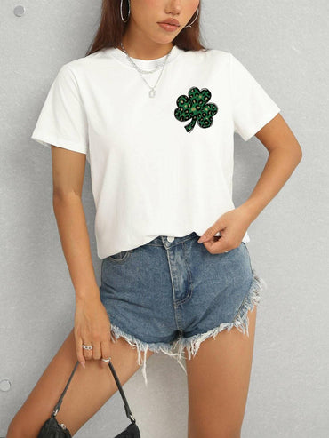 Chic Clover Comfort Short Sleeve Tee - Love Salve 