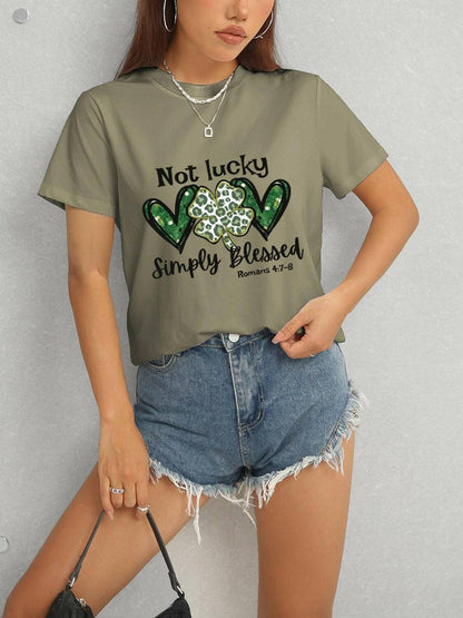 Clover Charm Short Sleeve Tee - Love Salve 