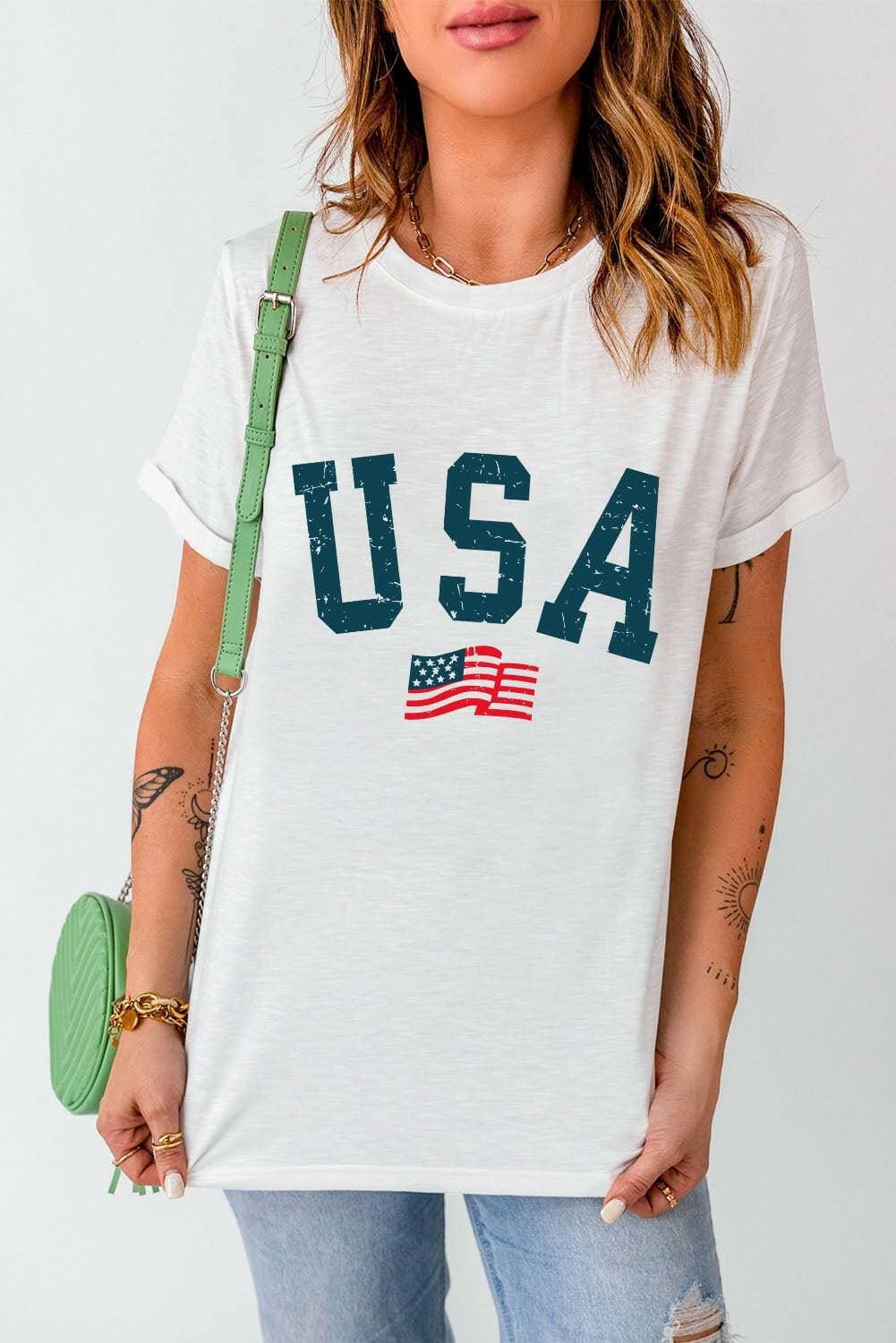 Essential USA Blend Short Sleeve Tee - Love Salve 