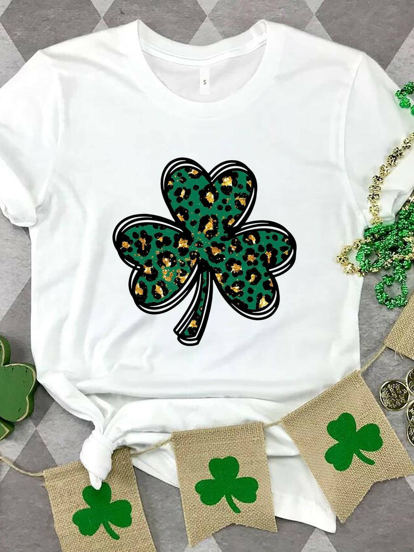 Lucky Charm Crew Neck Short Sleeve TeeUpgrade Your Style with the Lucky Charm Crew Neck Short Sleeve Tee
 Enhance your wardrobe with our exclusive Lucky Charm Crew Neck Short Sleeve Tee. Made from 100% pLove Salve Lucky Charm Crew Neck Short Sleeve TeeGraphic