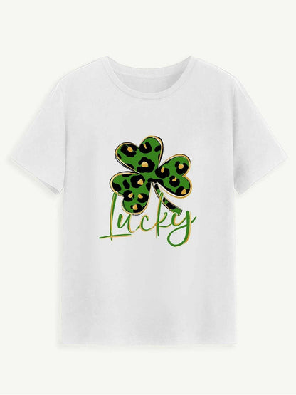 Lucky Clover Chic Short Sleeve Tee - Love Salve 