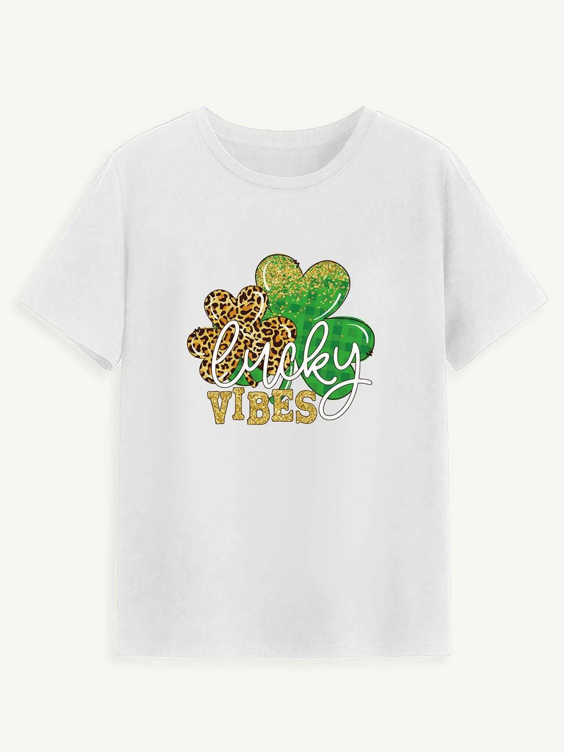 Lucky Vibes Classic Comfort Short Sleeve Tee - Love Salve 