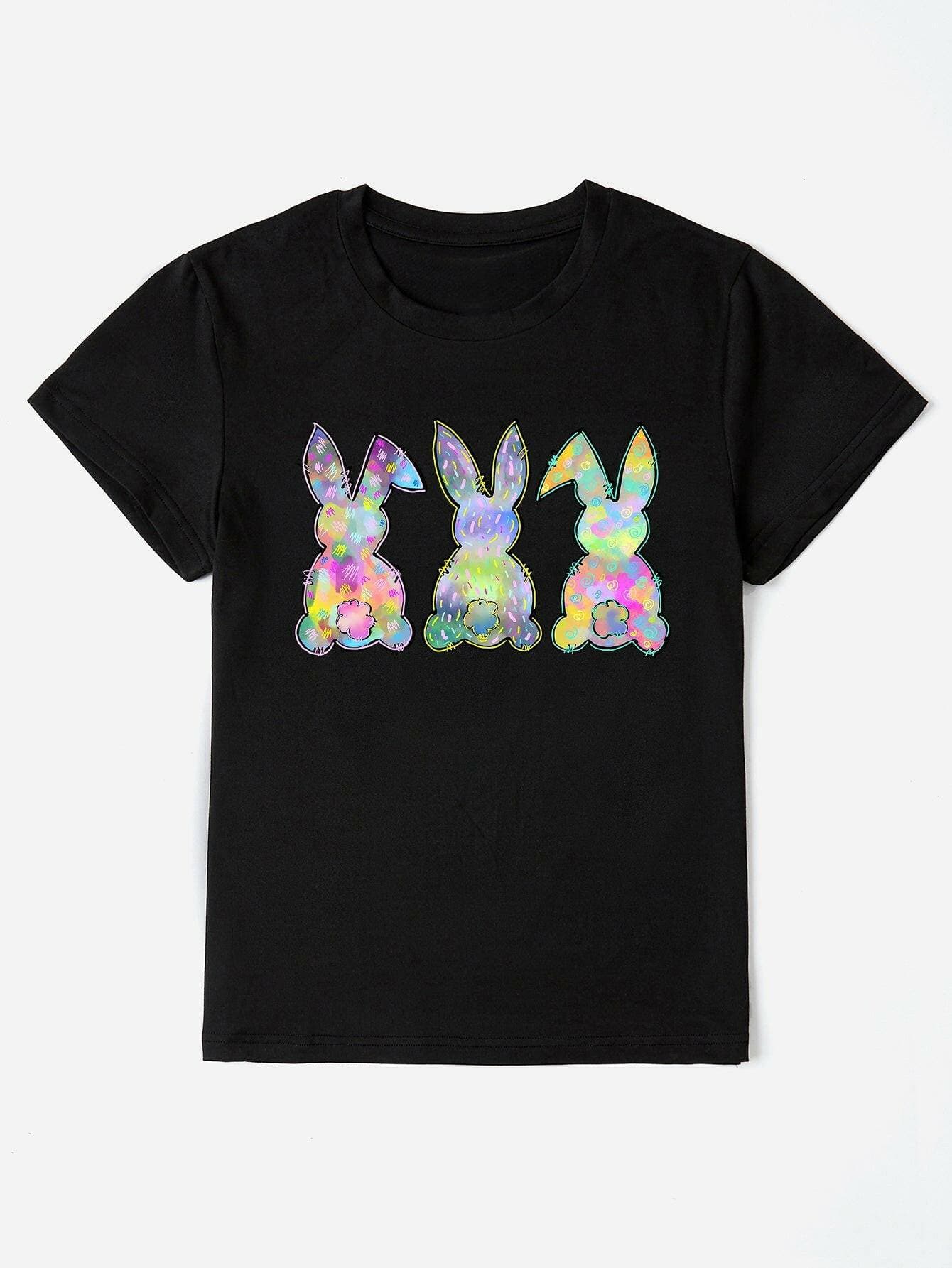 Rabbit Sheer Round Neck Tee - Comfort and Style ComboExperience Comfort and Style with Our Rabbit Sheer Round Neck Tee
 Indulge in the perfect blend of comfort and style with our Rabbit Sheer Round Neck Tee. Made from Love Salve Rabbit Sheer Round Neck Tee - ComfortGraphic