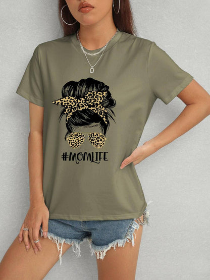 ChicMom Essential Short Sleeve TeeUpgrade Your Mom Style with the ChicMom Essential Short Sleeve Tee
 Embrace comfort and style with the MOMLIFE Round Neck Short Sleeve T-Shirt. Elevate your daily loLove Salve ChicMom Essential Short Sleeve TeeGraphic