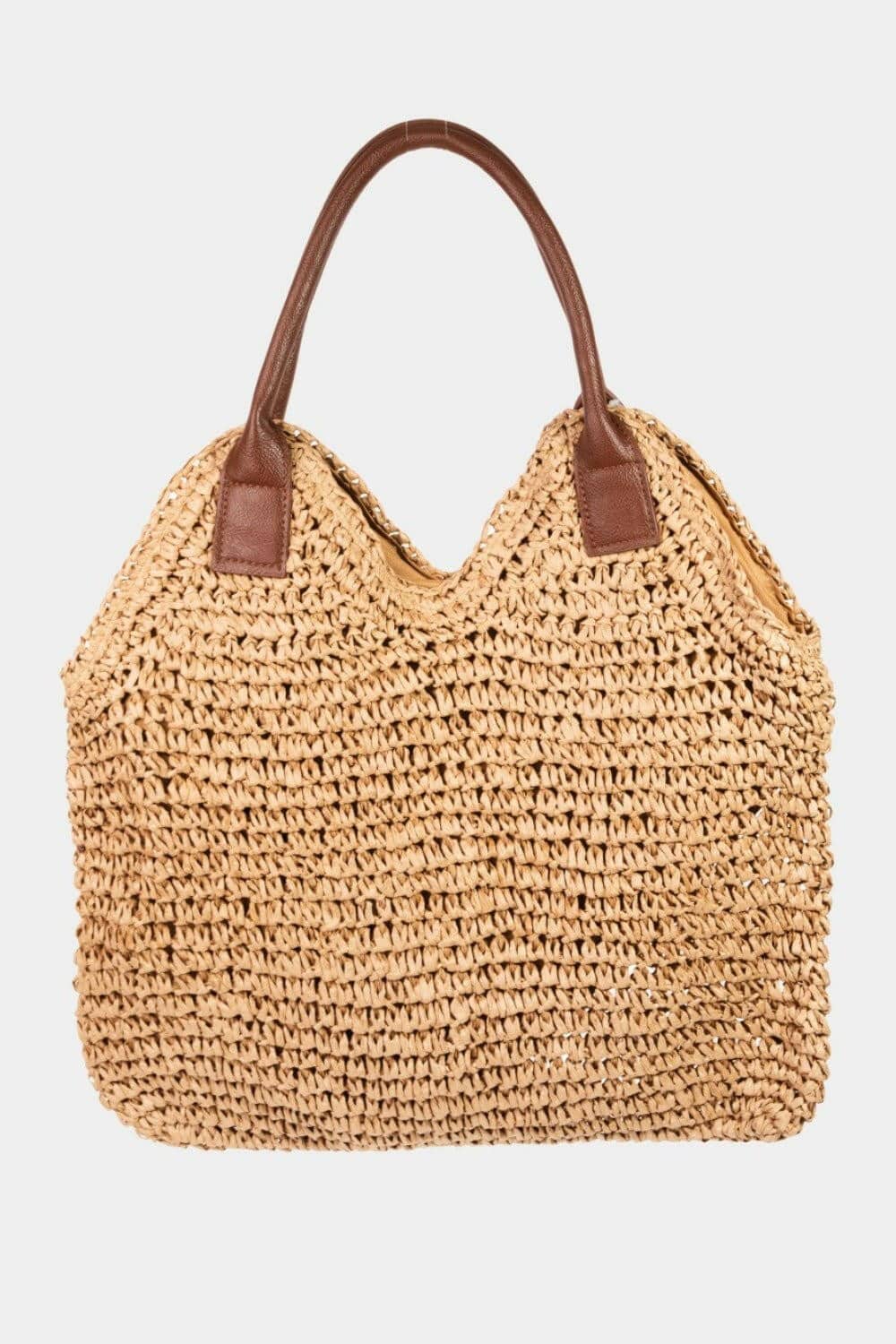 Boho Chic Straw and Faux Leather Shoulder ToteIntroducing the Boho Chic Straw and Faux Leather Shoulder Tote
 Elevate your accessory game with the Boho Chic Straw and Faux Leather Shoulder Tote. This stunning toLove Salve Faux Leather Shoulder Tote