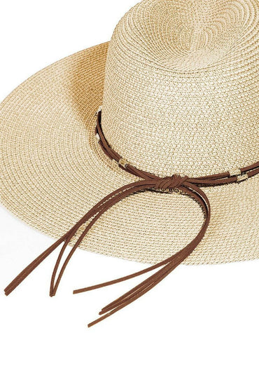 Coastal Elegance Sun Protective Wide Brim Hat - Love Salve 