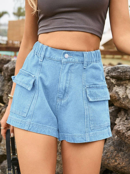 Chic High-Waisted Denim Shorts with Handy PocketsChic High-Waisted Denim Shorts with Handy Pockets

Upgrade your summer style with our Chic High-Waisted Denim Shorts, a must-have addition to your wardrobe. These shLove Salve Chic High-Waisted Denim Shortsjeans