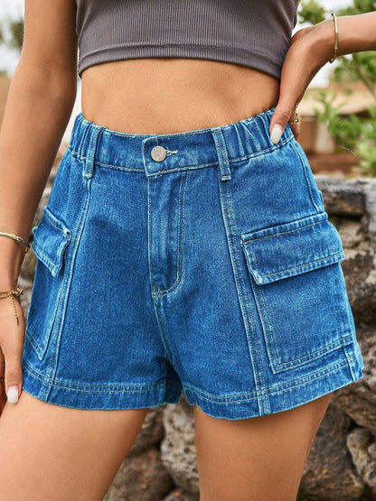 Chic High-Waisted Denim Shorts with Handy PocketsChic High-Waisted Denim Shorts with Handy Pockets

Upgrade your summer style with our Chic High-Waisted Denim Shorts, a must-have addition to your wardrobe. These shLove Salve Chic High-Waisted Denim Shortsjeans