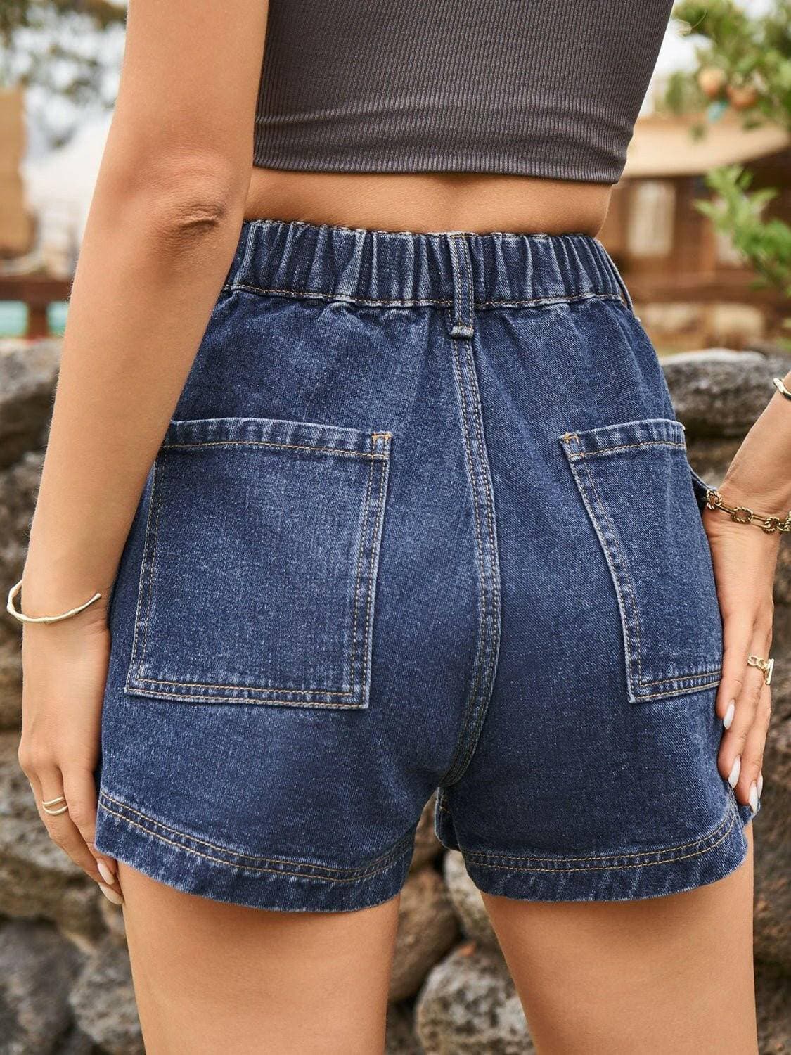 Chic High-Waisted Denim Shorts with Handy PocketsChic High-Waisted Denim Shorts with Handy Pockets

Upgrade your summer style with our Chic High-Waisted Denim Shorts, a must-have addition to your wardrobe. These shLove Salve Chic High-Waisted Denim Shortsjeans