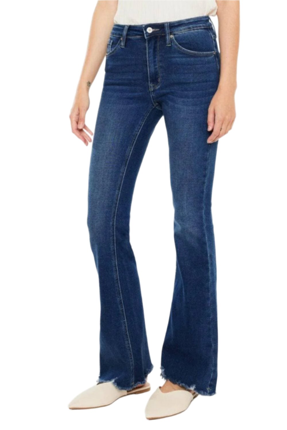 Cat's Whiskers Raw Hem Flare JeansStep into the Spotlight

Embrace a perfect blend of edgy charm and sophisticated style with our Cat's Whiskers Raw Hem Flare Jeans. These jeans are not just a piece Love Salve Whiskers Raw Hem Flare Jeansjeans