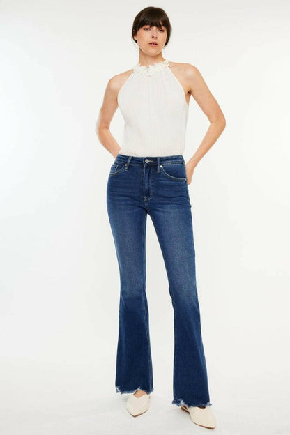 Cat's Whiskers Raw Hem Flare JeansStep into the Spotlight

Embrace a perfect blend of edgy charm and sophisticated style with our Cat's Whiskers Raw Hem Flare Jeans. These jeans are not just a piece Love Salve Whiskers Raw Hem Flare Jeansjeans