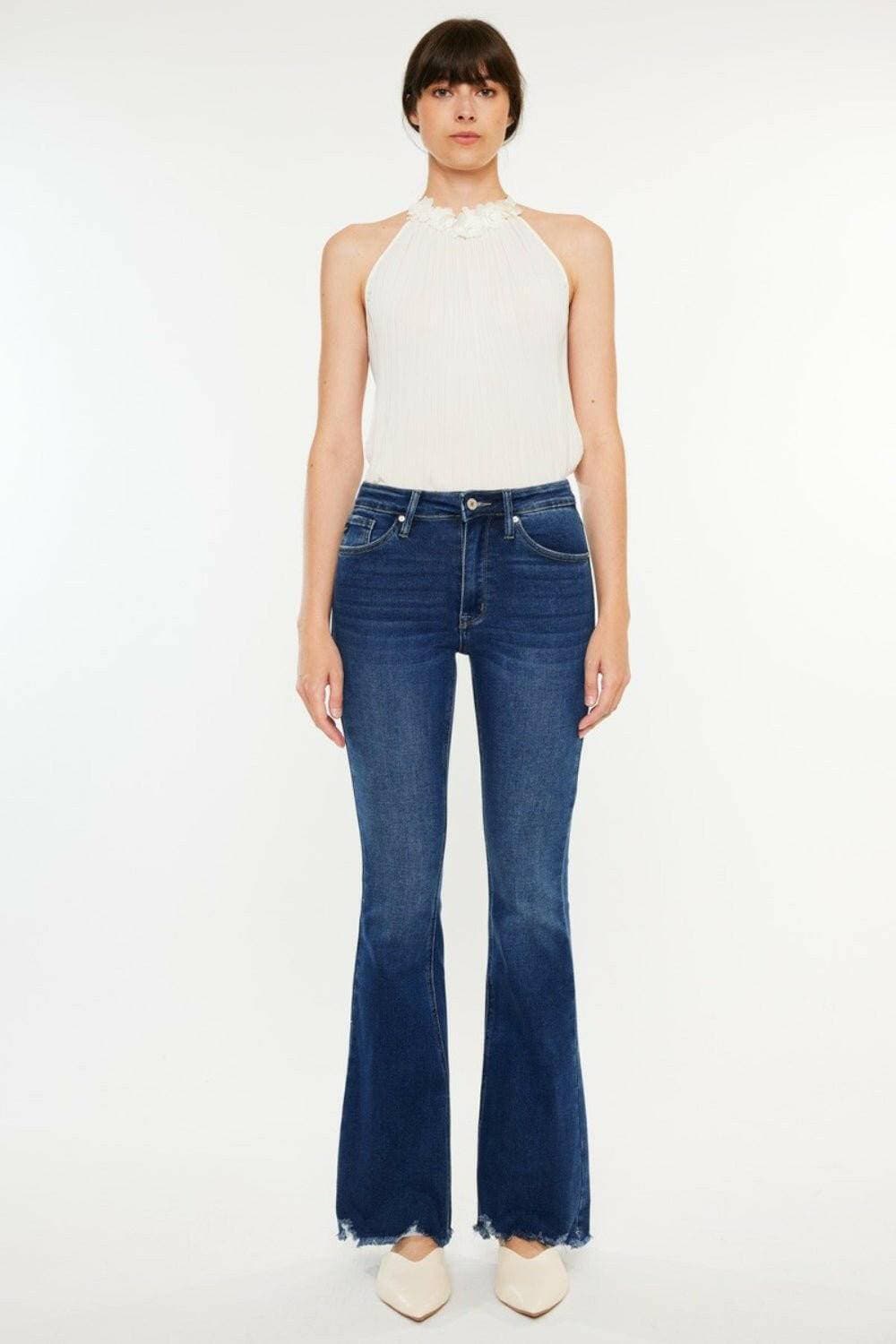 Cat's Whiskers Raw Hem Flare JeansStep into the Spotlight

Embrace a perfect blend of edgy charm and sophisticated style with our Cat's Whiskers Raw Hem Flare Jeans. These jeans are not just a piece Love Salve Whiskers Raw Hem Flare Jeansjeans