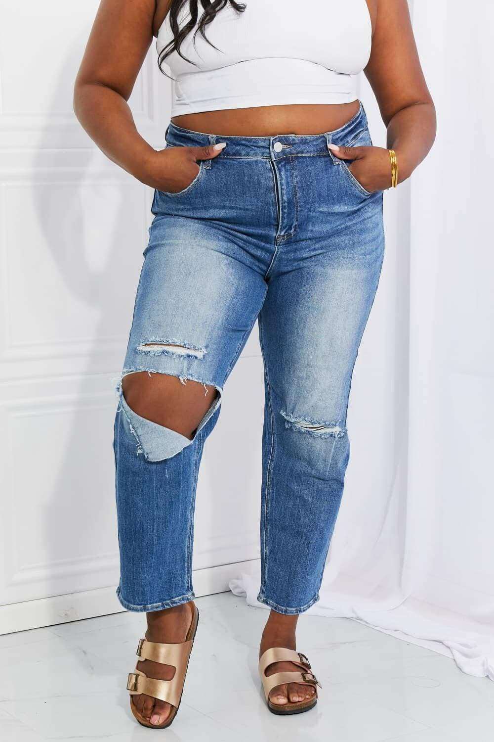 Elevate High Waist Distressed Denim JeansElevate Your Style with Elevate High Waist Distressed Denim Jeans

Transform your wardrobe with the Elevate High Waist Distressed Denim Jeans, designed to elevate yoLove Salve Elevate High Waist Distressed Denim Jeansjeans