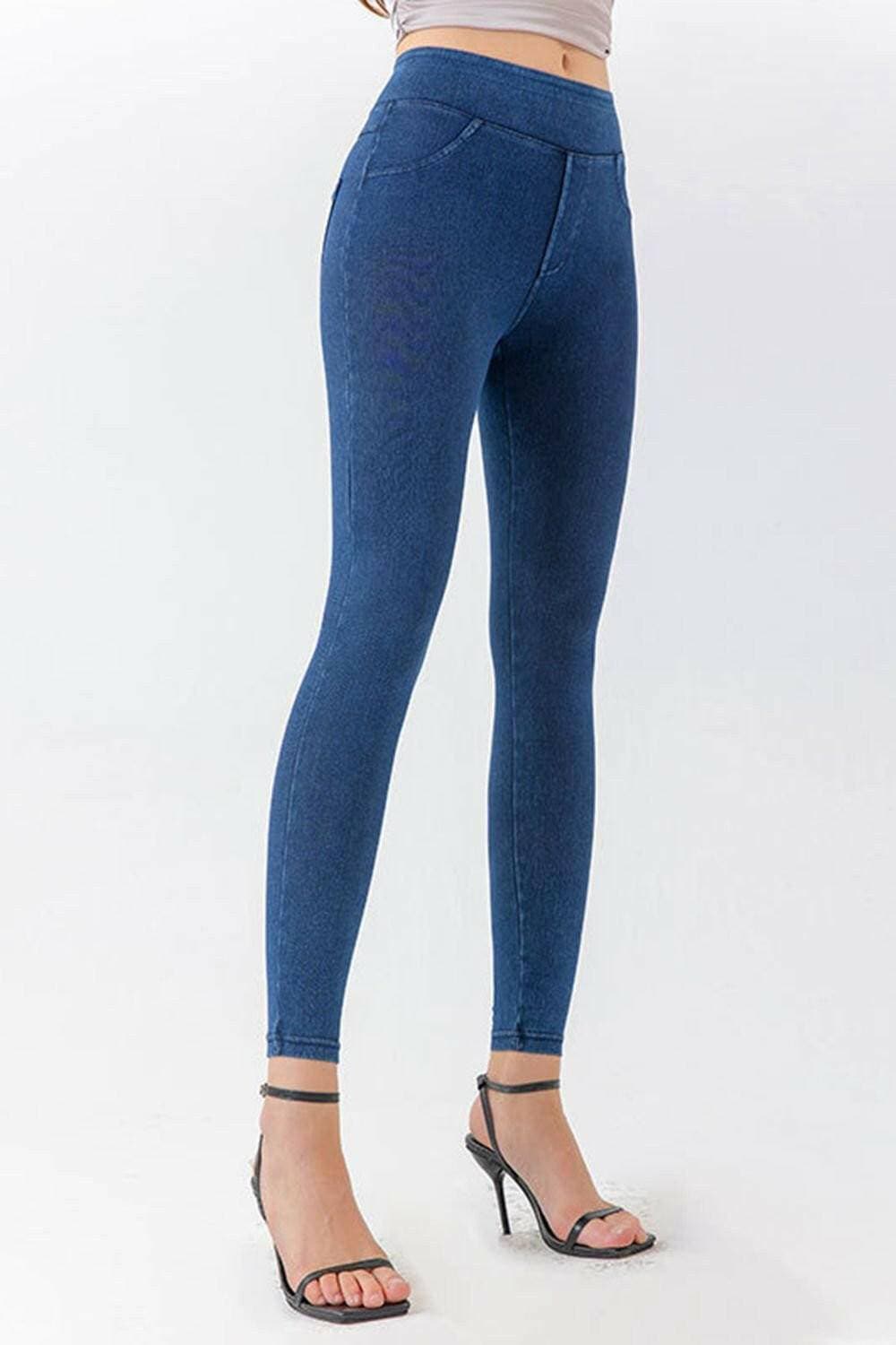 Chic High Waist Skinny Jeans - Love Salve 