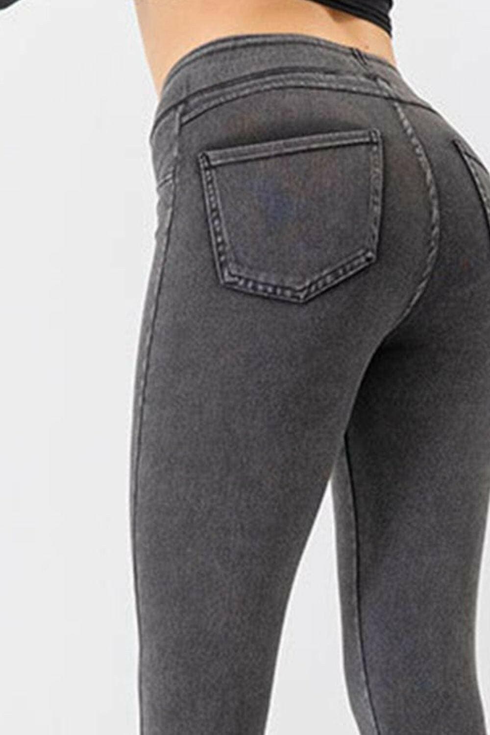 Chic High Waist Skinny Jeans - Love Salve 