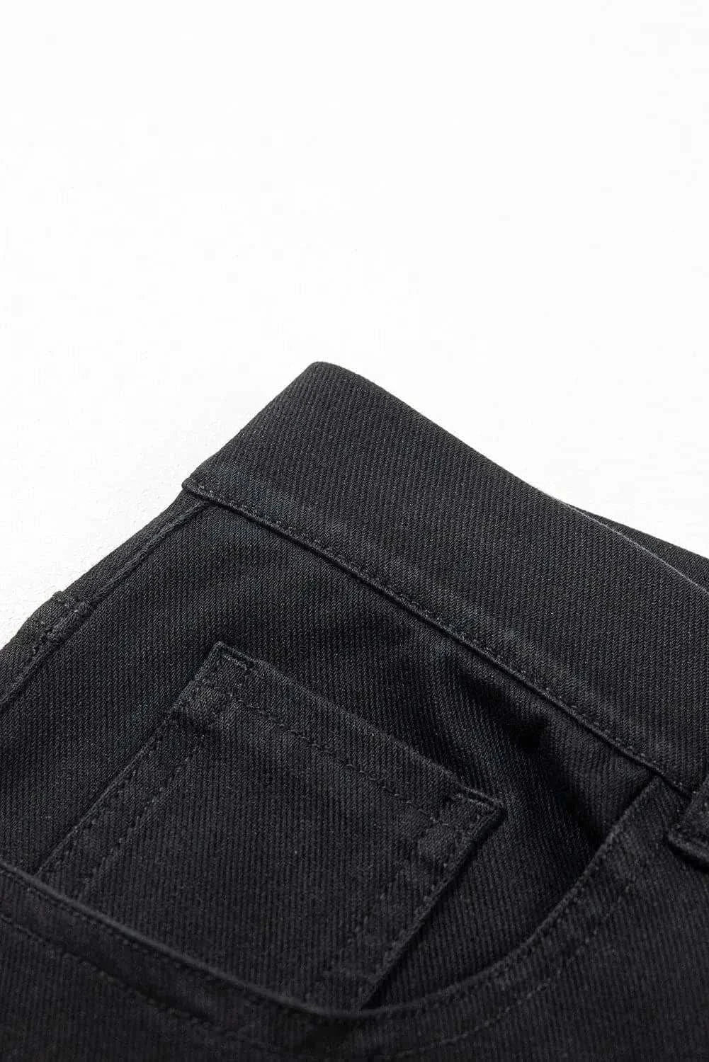 High-waist jeans with pockets - Love Salve 