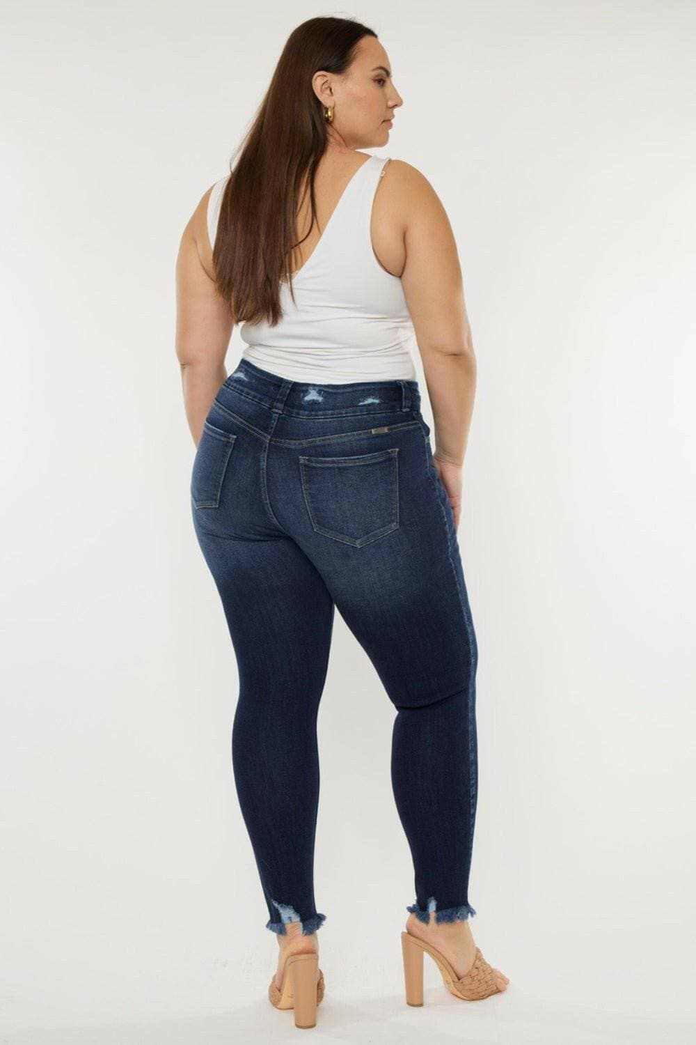 Vintage charm high waist jeans by Kancan - Love Salve 