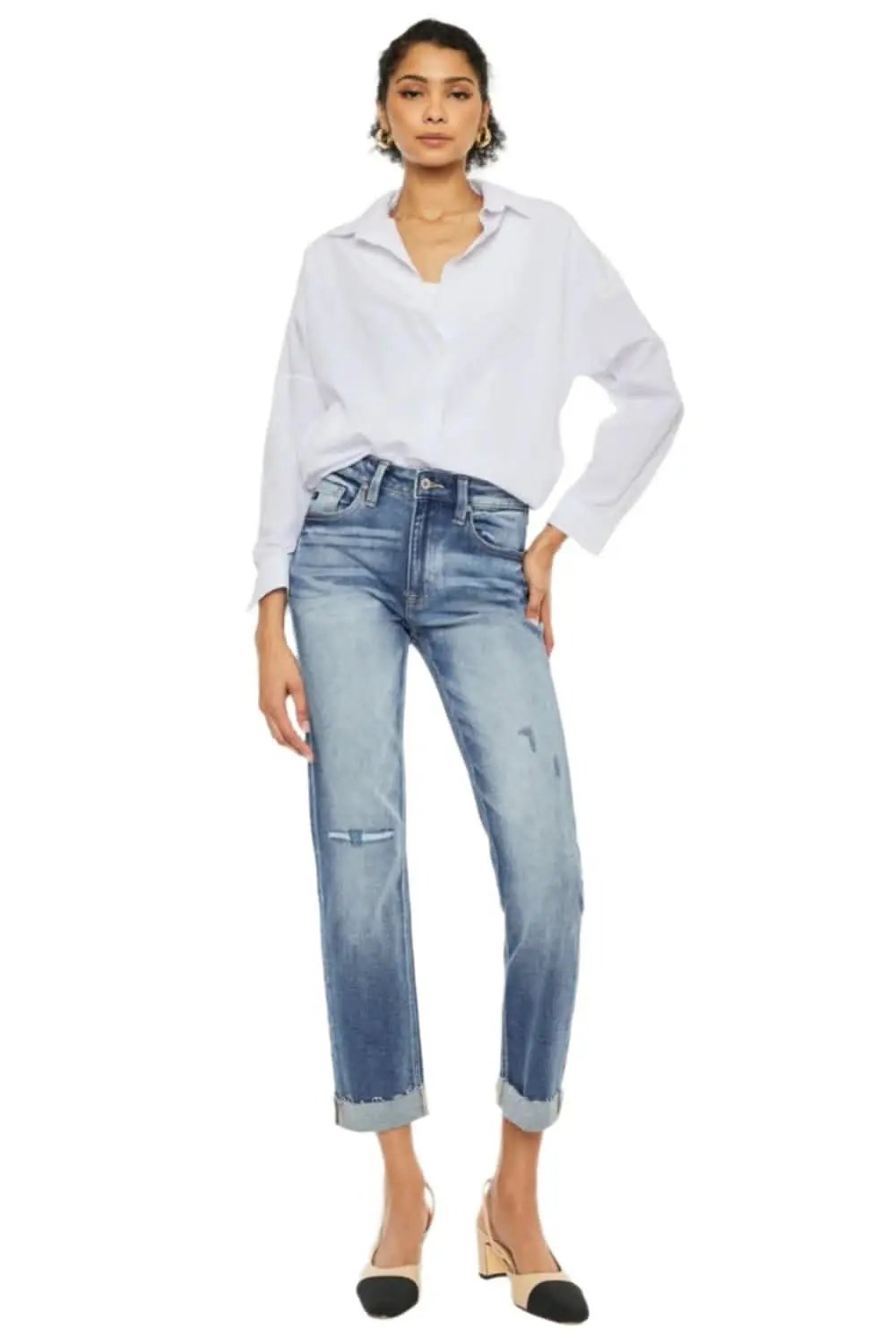 Kancan high-rise straight jeans - Love Salve 