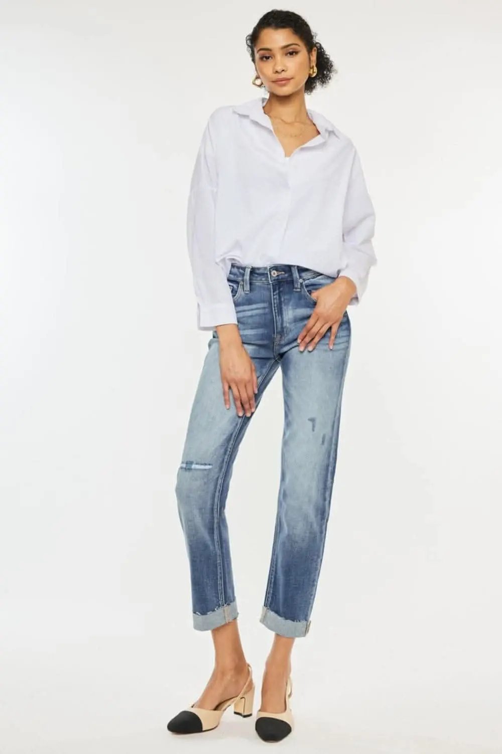 Kancan high-rise straight jeans - Love Salve 