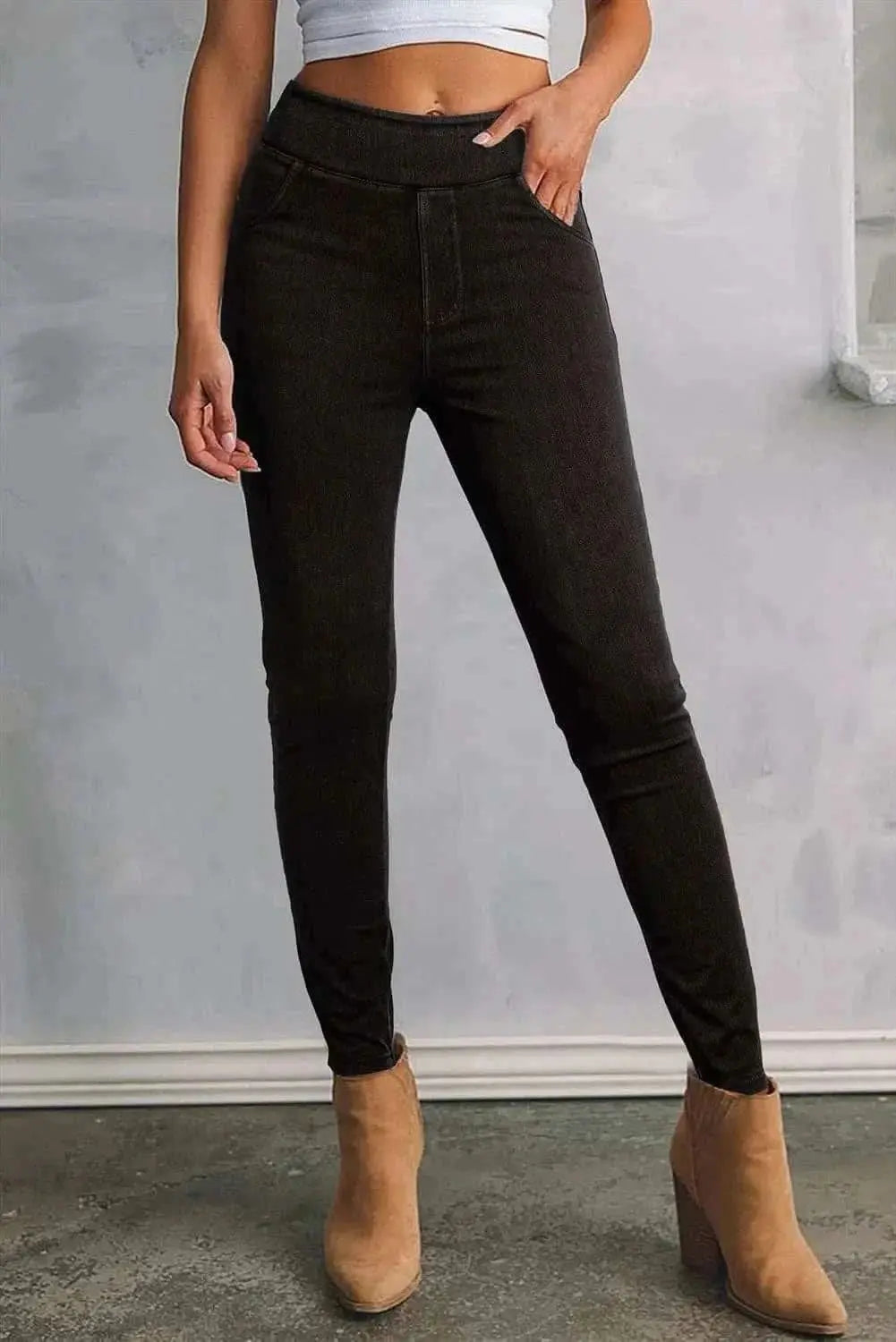 Skinny jeans with pockets - chic fit - Love Salve 