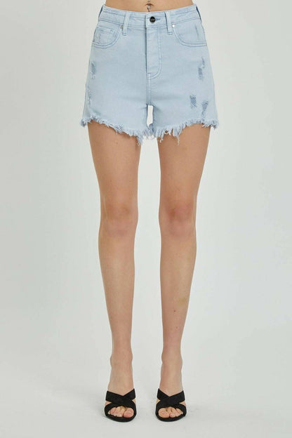 RISEN Distressed Denim Shorts - Stylish and Cozy Summer Must-HaveUpgrade Your Summer Wardrobe

Introducing the RISEN Distressed Denim Shorts - a perfect fusion of style and comfort that you'll want to wear all season long! These sLove Salve RISEN Distressed Denim Shorts - Stylishjeans