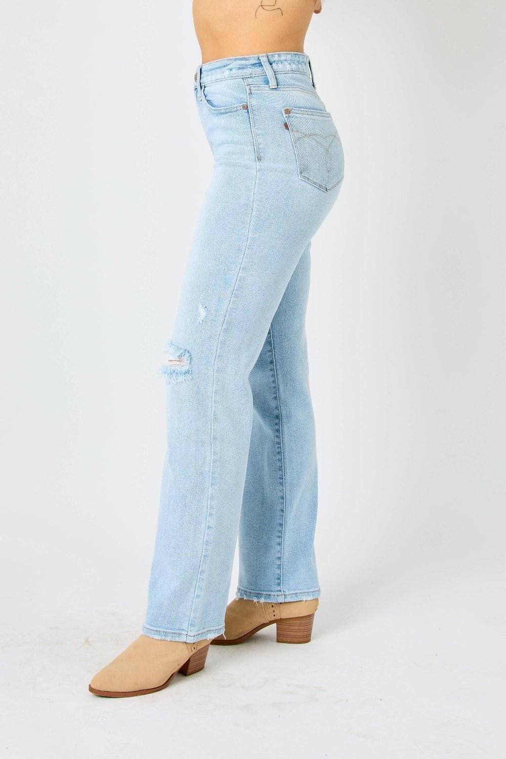 Judy Blue Rugged Chic High Waist Skinny Jeans - Extensive Size RangeDiscover Your New Favorite Jeans

Elevate your denim game with the Judy Blue Rugged Chic High Waist Skinny Jeans, designed not just for style but for comfort as wellLove Salve Judy Blue Rugged Chic High Waist Skinny Jeans - Extensive Size Rangejeans