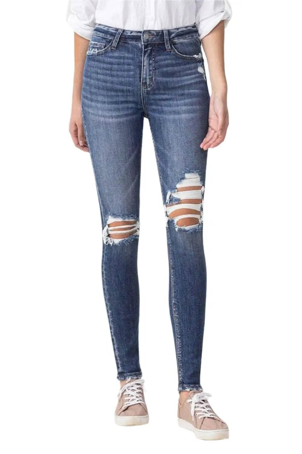 Hayden's high rise skinny jeans - Love Salve 
