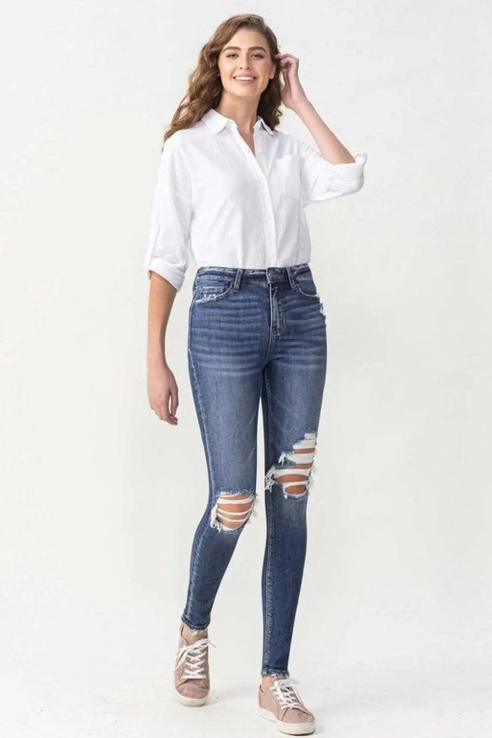 Hayden's high rise skinny jeans - Love Salve 