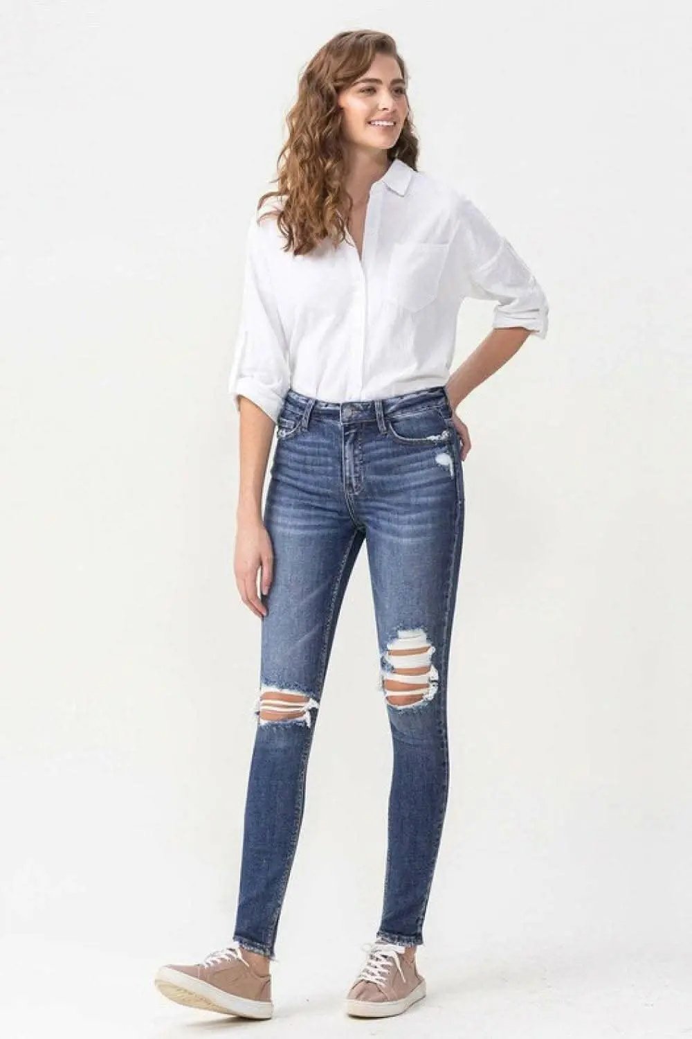 Hayden's high rise skinny jeans - Love Salve 