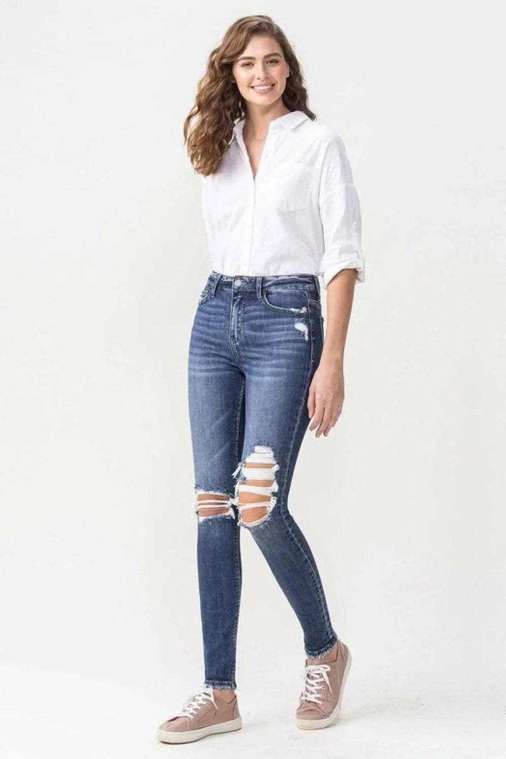 Hayden's high rise skinny jeans - Love Salve 