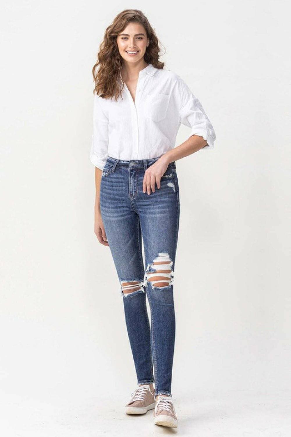 Hayden's Inclusive High Rise Skinny JeansExperience Ultimate Comfort and Style
 Step out in confidence and style with Hayden's Inclusive High Rise Skinny Jeans, a perfect blend of fashion, functionality, anLove Salve Inclusive High Rise Skinny Jeansjeans