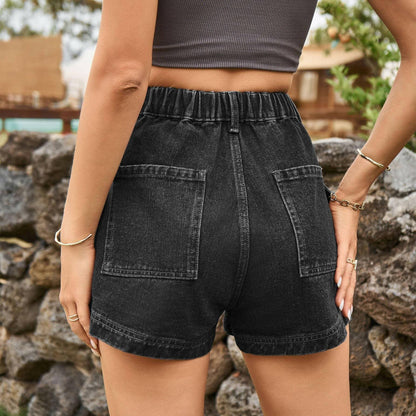 Denim Dream High-Rise Shorts with Stylish PocketsUpgrade Your Summer Style
Chic and Casual: Elevate your look effortlessly with these high-rise shorts that perfectly blend style and comfort. Whether you're headed tLove Salve Denim Dream High-Rise Shortsjeans