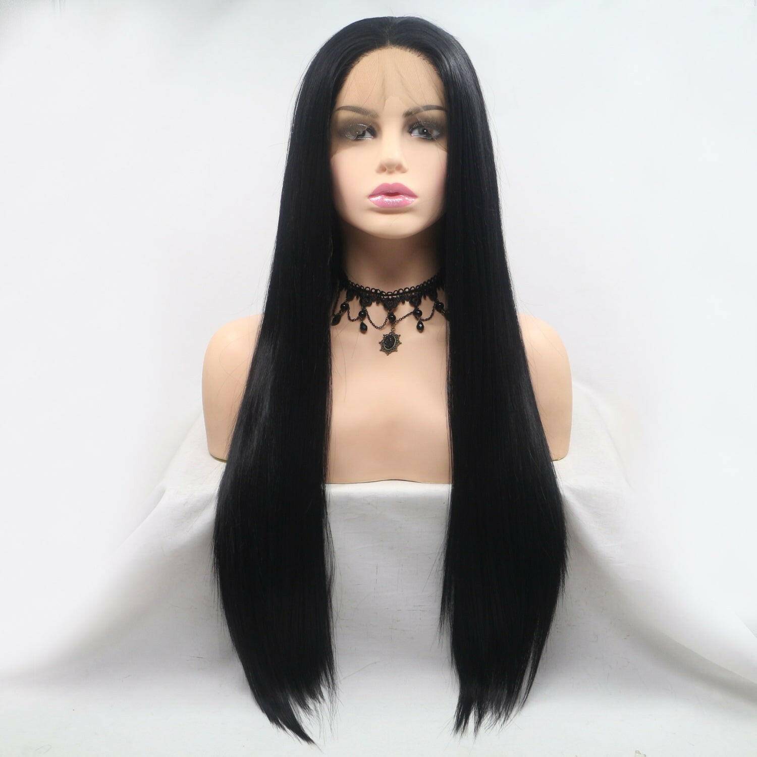 24" Synthetic Lace Front Wig - Natural Look, Versatile Styling - Love Salve 