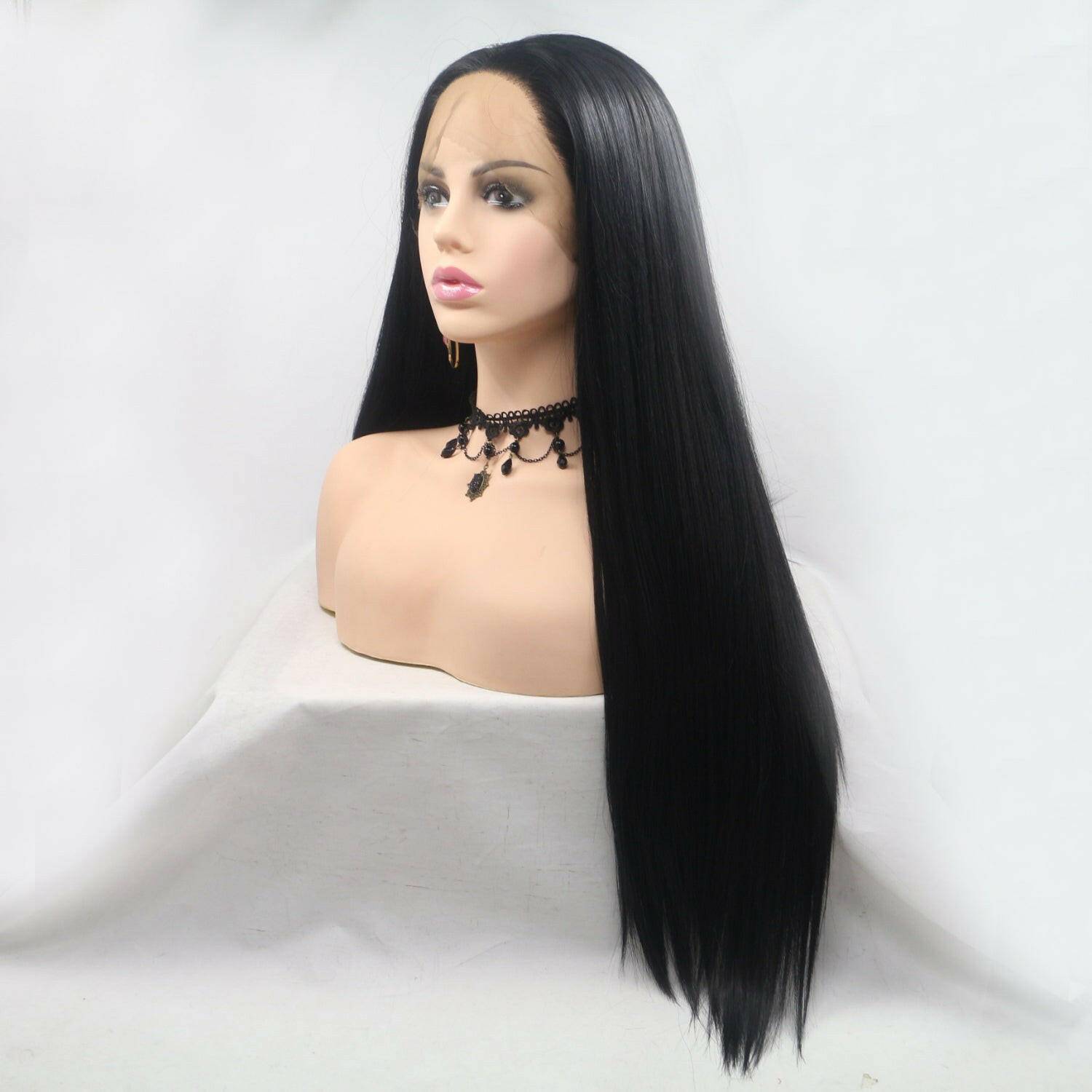 24" Synthetic Lace Front Wig - Natural Look, Versatile Styling - Love Salve 