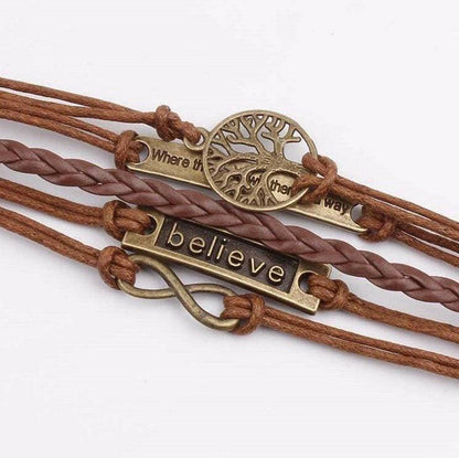 Urban Chic Leather Rope BraceletEnhance Your Style with Urban Chic Leather Rope Bracelet
 Elevate your everyday style with our Urban Chic Leather Rope Bracelet. Crafted from a high-quality alloy anLove Salve Urban Chic Leather Rope BraceletJewelry